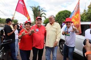 "Time do Lula&rdquo; em MS encerra campanha com apoiadores das Moreninhas ao Centro