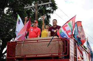 "Time do Lula&rdquo; em MS encerra campanha com apoiadores das Moreninhas ao Centro