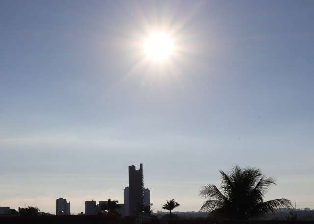 S&aacute;bado ser&aacute; de calor e chance de tempestades em MS