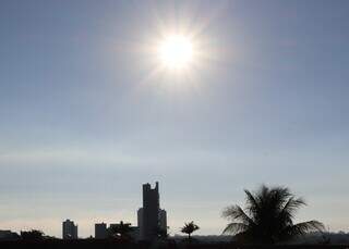 Sábado será de calor e chance de tempestades em MS Sábado será de calor e chance de tempestades em MS