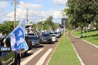 Em carreata pela Afonso Pena, Riedel mira indecisos at&eacute; o &uacute;ltimo minuto