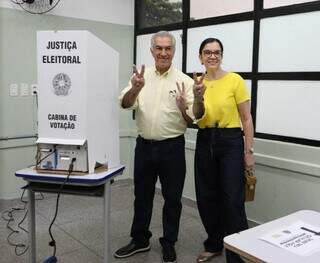 Reinaldo vota em Campo Grande e defende mudanças na reforma tributária Reinaldo vota em Campo Grande e defende mudanças na reforma tributária