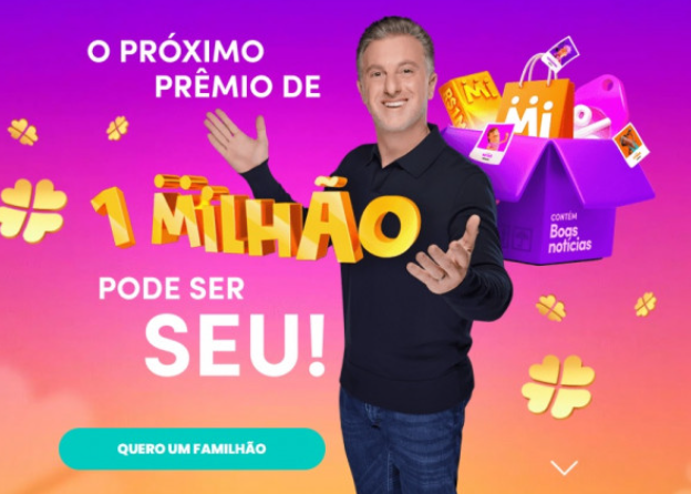 Golpe do &ldquo;Familh&atilde;o&rdquo;, de Luciano Huck, faz morador perder R$ 2,3 mil
