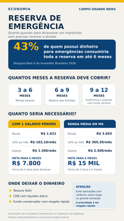 Dinheiro para emerg&ecirc;ncia exige mais que deixar sobrar no fim do m&ecirc;s