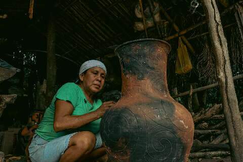 Encontro re&uacute;ne artistas Kadiw&eacute;u, Macuxi e Wai Wai em Mato Grosso do Sul