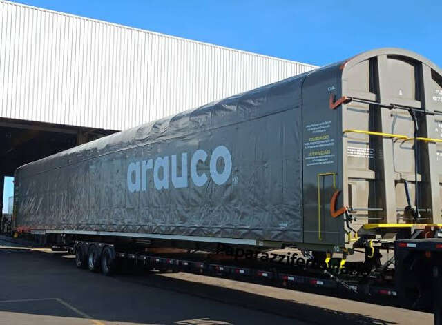 Arauco obt&eacute;m registro que protege transporte de celulose at&eacute; Santos