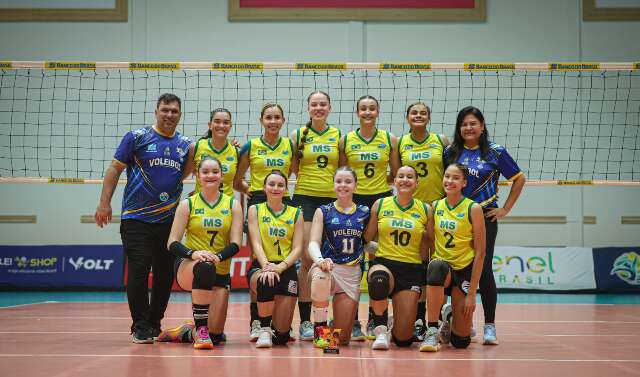 Sele&ccedil;&atilde;o de MS avan&ccedil;a &agrave;s quartas de final do Brasileiro Feminino Sub-18 de v&ocirc;lei