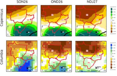 El Ni&ntilde;o coloca safra de MS em alerta por excesso de chuva e calor