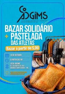 Bazar arrecada recursos para levar 11 atletas de MS &agrave; competi&ccedil;&atilde;o de gin&aacute;stica