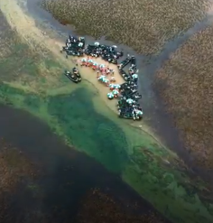 Parece at&eacute; Caribe, mas &aacute;guas cristalinas ficam no cora&ccedil;&atilde;o do Pantanal de MS
