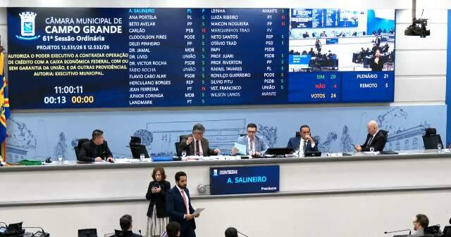 Vereadores autorizam empr&eacute;stimo de R$ 476,7 milh&otilde;es para asfalto em Campo Grande