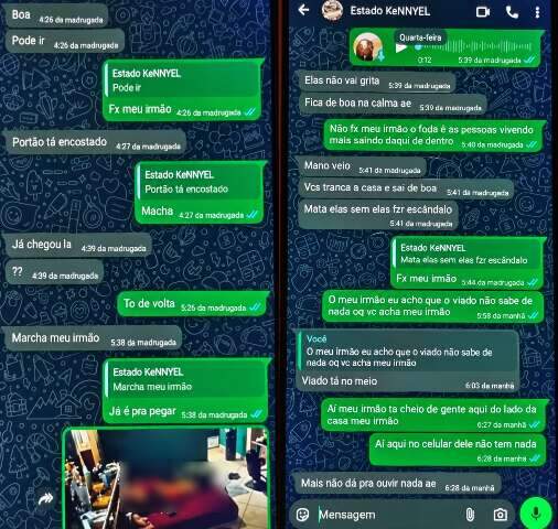 "Sem fazer esc&acirc;ndalo": mensagens mostram orienta&ccedil;&otilde;es sobre execu&ccedil;&atilde;o de jovens