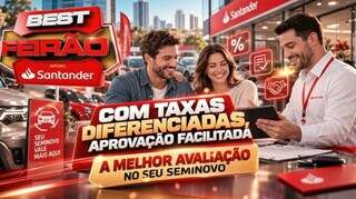 Best Feir&atilde;o 2026 re&uacute;ne 500 carros com 1&ordf; parcela em at&eacute; 60 dias na Capital