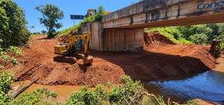 Obras come&ccedil;am em duas pontes com risco de desabamento na MS-040