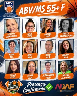 Associação representa MS no Brasileiro de Basquete Máster com 45 atletas Associação representa MS no Brasileiro de Basquete Máster com 45 atletas