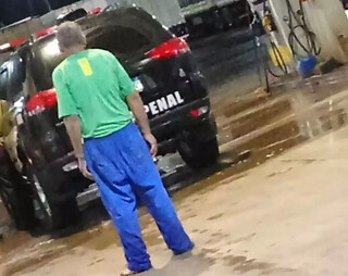 B&ecirc;bado detido com viatura da Pol&iacute;cia Penal furtou picape 9 dias antes