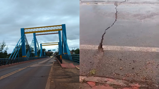 Dnit monitora ponte em Fátima do Sul após aparecimento de rachadura Dnit monitora ponte em Fátima do Sul após aparecimento de rachadura
