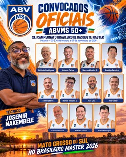 Associação representa MS no Brasileiro de Basquete Máster com 45 atletas Associação representa MS no Brasileiro de Basquete Máster com 45 atletas