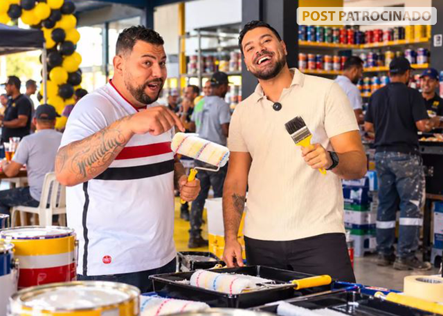 Grupo BRD e Atacadão das Tintas celebram Dia do Pintor com festão