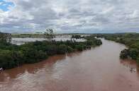 Rio Pardo sobe 29 centímetros e Dourados segue acima da cota de alerta