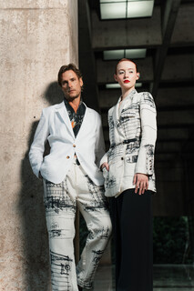 Constru&ccedil;&otilde;es de Gil de Camillo viram estampas em cole&ccedil;&atilde;o de moda