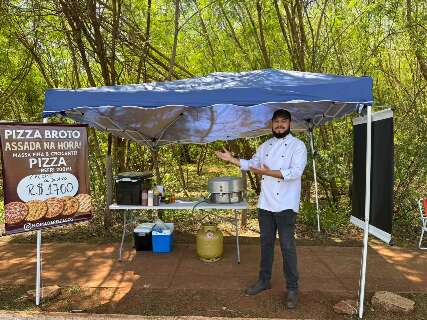 Pizza no caf&eacute; da manh&atilde;? Milton leva brotinhos a quem vive na correria