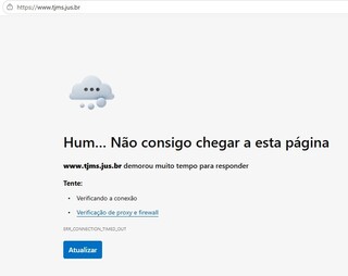 Hacker "famoso" reivindica ataque ao TJMS e site fica fora do ar
