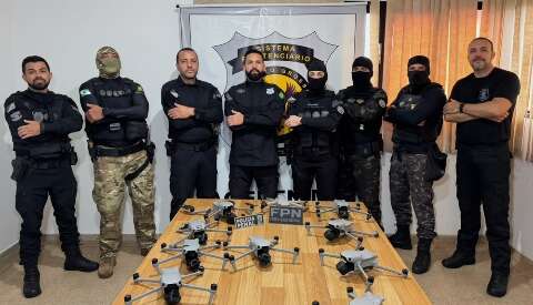 Apreens&atilde;o de 18 drones causa preju&iacute;zo de mais de R$ 300 mil ao crime organizado