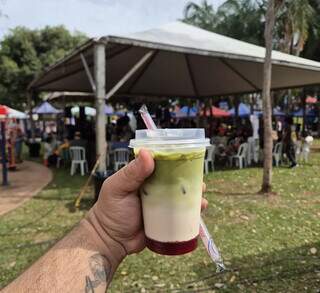 Com café e matcha, Vinicius leva sabores do Japão às feiras da Capital Com café e matcha, Vinicius leva sabores do Japão às feiras da Capital