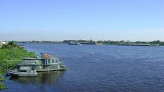 Rios cheios em MS contrastam com seca extrema na Bacia do Paraguai Rios cheios em MS contrastam com seca extrema na Bacia do Paraguai
