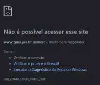 Sistemas do TJ falham pelo 2º dia e prorrogam prazos judiciais