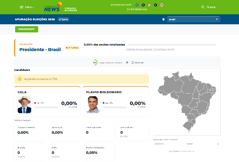 Mapa Interativo do Campo Grande News ter&aacute; novidades na apura&ccedil;&atilde;o do 2&ordm; turno