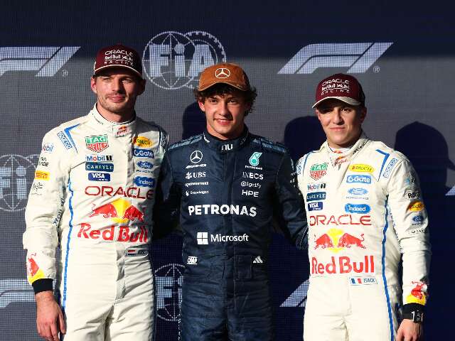 Antonelli supera Verstappen e conquista pole no GP dos EUA