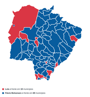 Lula vence em apenas 10 dos 79 munic&iacute;pios de Mato Grosso do Sul