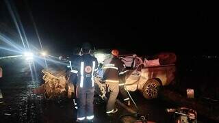 Motorista de Hilux que bateu em carretas na contramão é vereador de Angélica Motorista de Hilux que bateu em carretas na contramão é vereador de Angélica