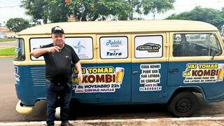 Vai tomar na Kombi? Marc&atilde;o quer sortear ve&iacute;culo cheio de cerveja
