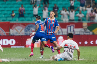 Gol de Marcos Victor garante vit&oacute;ria do Bahia sobre o S&atilde;o Paulo