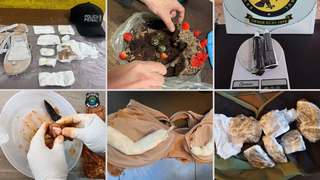 Carne, bolo e creme dental viram esconderijo de entrada de drogas em pres&iacute;dios