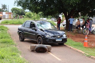 Motociclista é entubado após bater em carro e sofrer traumatismo craniano Motociclista é entubado após bater em carro e sofrer traumatismo craniano