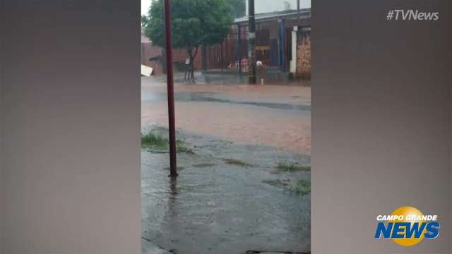 Leitora registrou forte chuva no Bairro Buriti