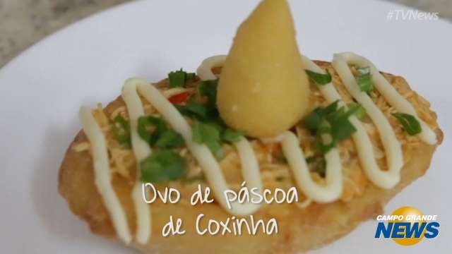 Receita de ovo de Páscoa de Coxinha