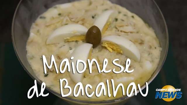 Quer uma receita rápida para o Natal? Maionese de bacalhau!