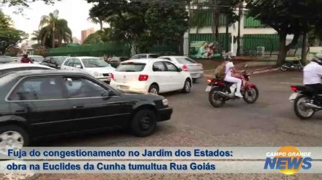 Fuja do congestionamento: obra na Euclides da Cunha tumultua Rua Goiás