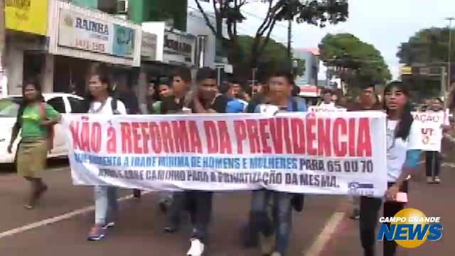 Veja aqui vídeos do protesto