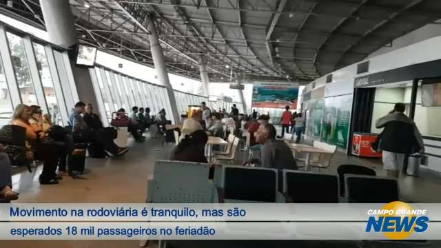 Rodoviária deve receber 18 mil passageiros durante o feriadão de Finados