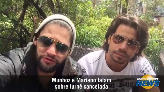 Munhoz e Mariano falam sobre turnê cancelada