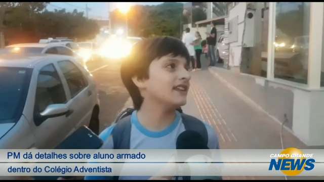 Aluno conta como foi momento de disparo dentro de escola