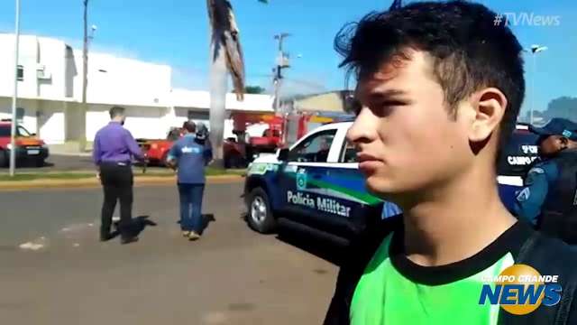 Funcionário de loja conta detalhes do momento do incêndio