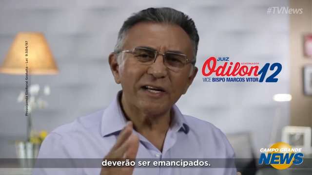 Propaganda de Odilon de Oliveira sobre emancipação de municípios