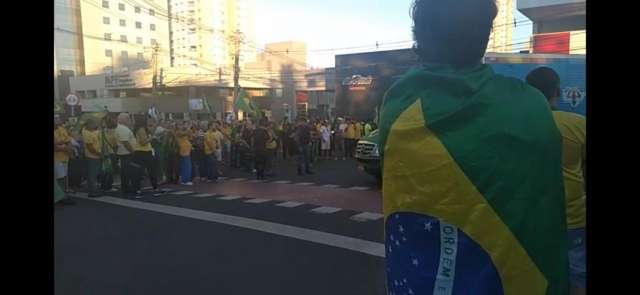 Manifestação pró-Bolsonaro na Afonso Pena